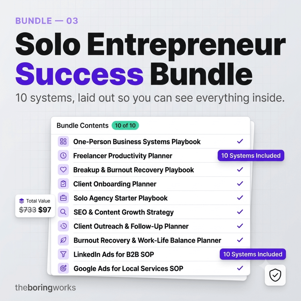 Solo Entrepreneur Success Bundle