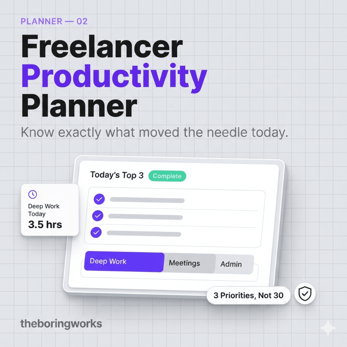 Freelancer Productivity Planner